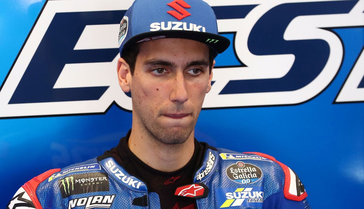 Álex Rins en el box del Team Suzuki Ecstar Álex Rins en el box del Team Suzuki Ecstar