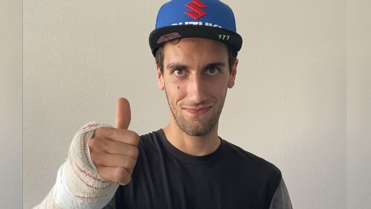 Álex Rins operado del radio distal. Objetivo: Alemania