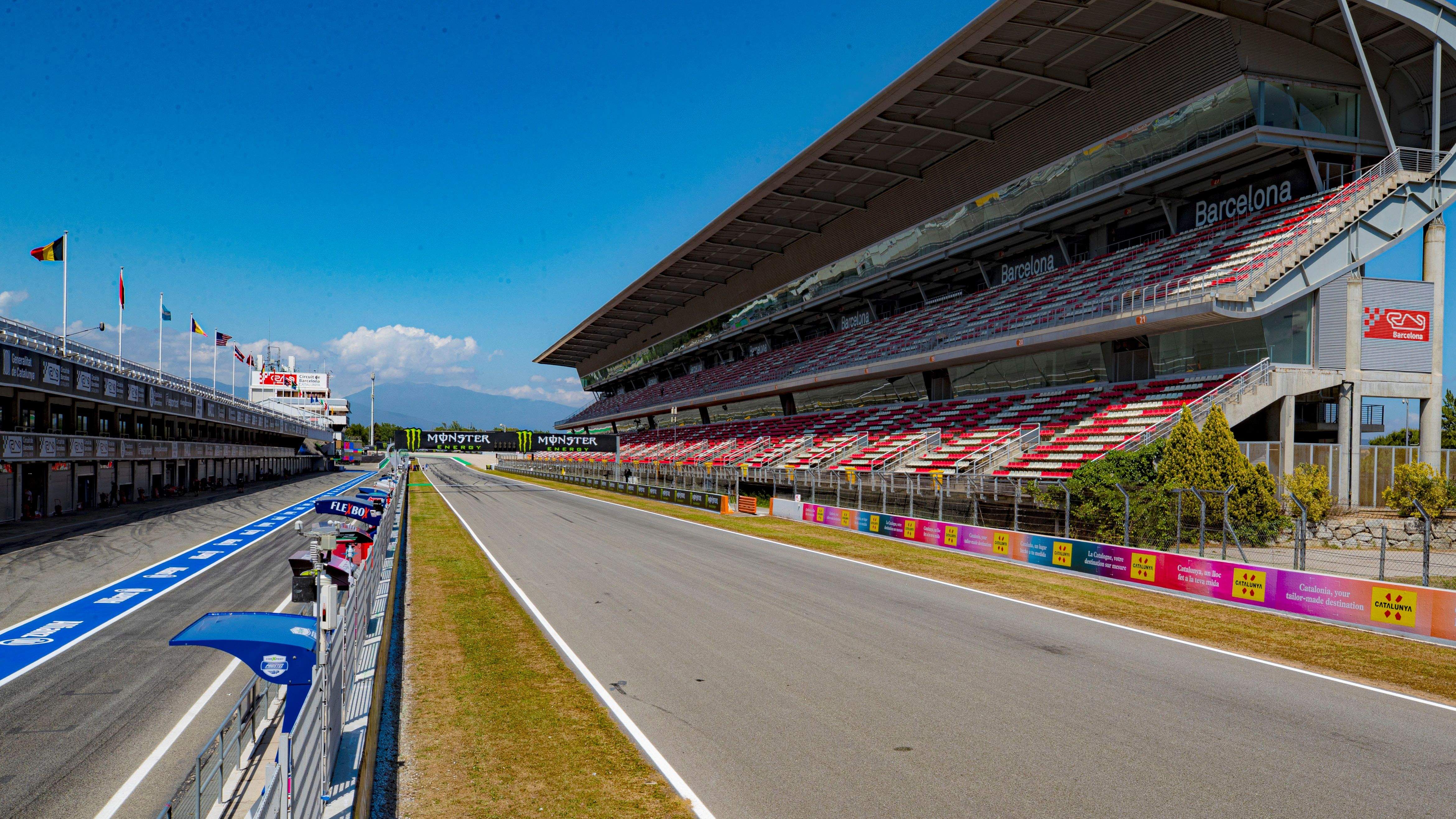 Vista de la recta principal de Montmeló
