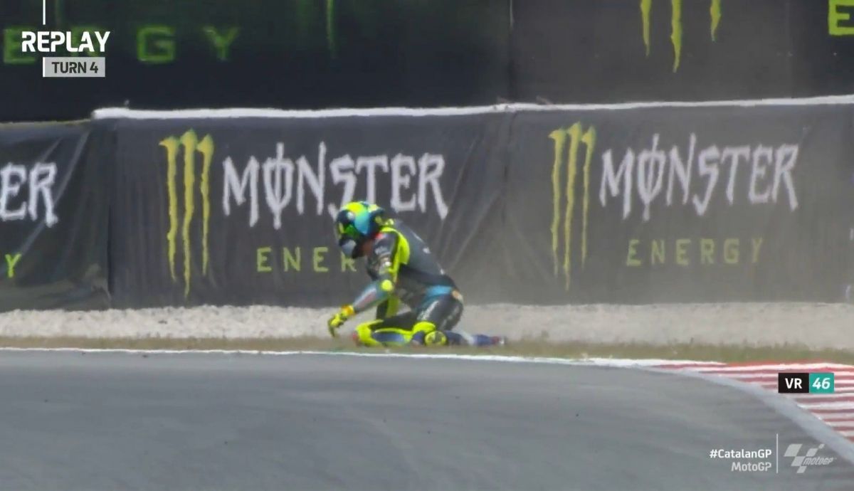caida valentino rossi caida valentino rossi