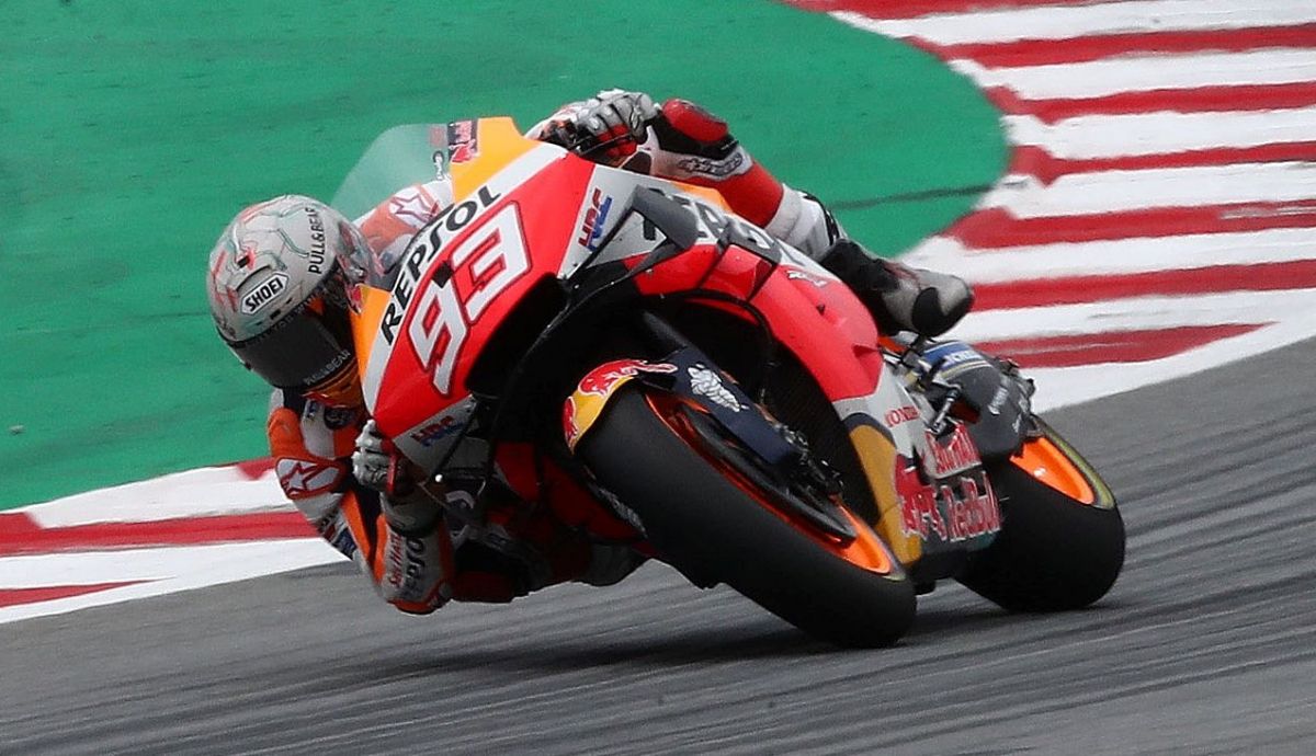 Marc Márquez ha dado 87 vueltas al Circuit de Barcelona Catalunya Marc Márquez ha dado 87 vueltas al Circuit de Barcelona Catalunya