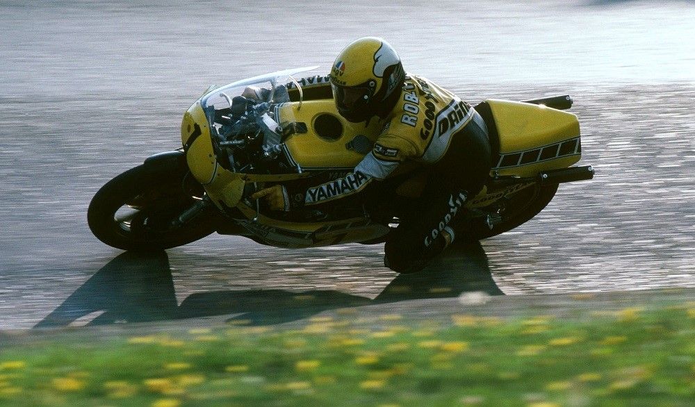 Kenny Roberts en Nürburgring. Fuente: Gold & Goose
