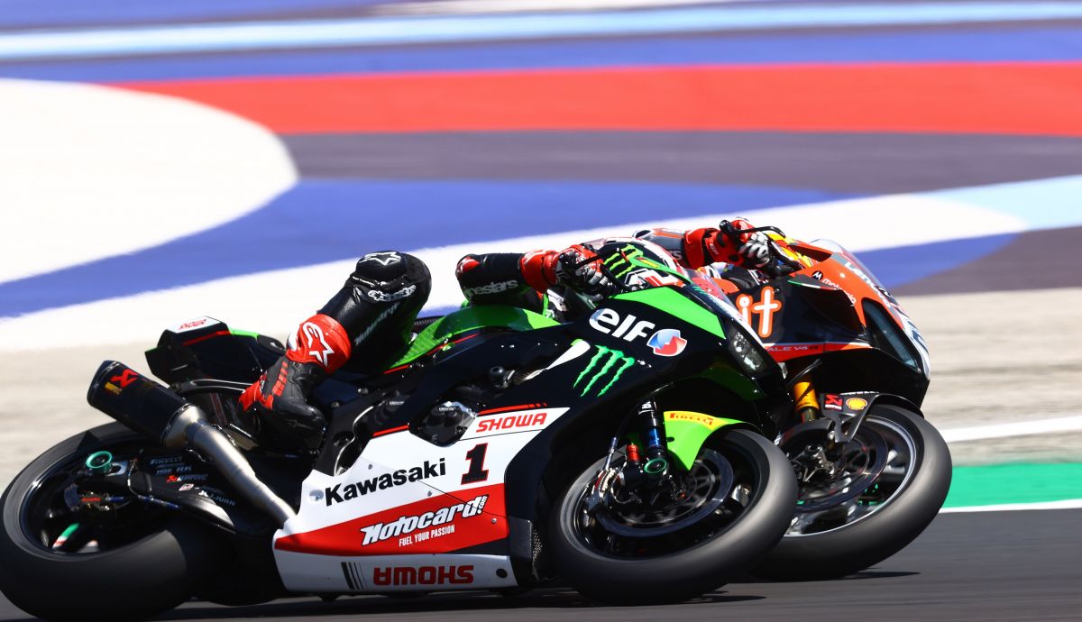 Jonathan Rea y Michael Rinaldi totalmente emparejados Jonathan Rea y Michael Rinaldi totalmente emparejados