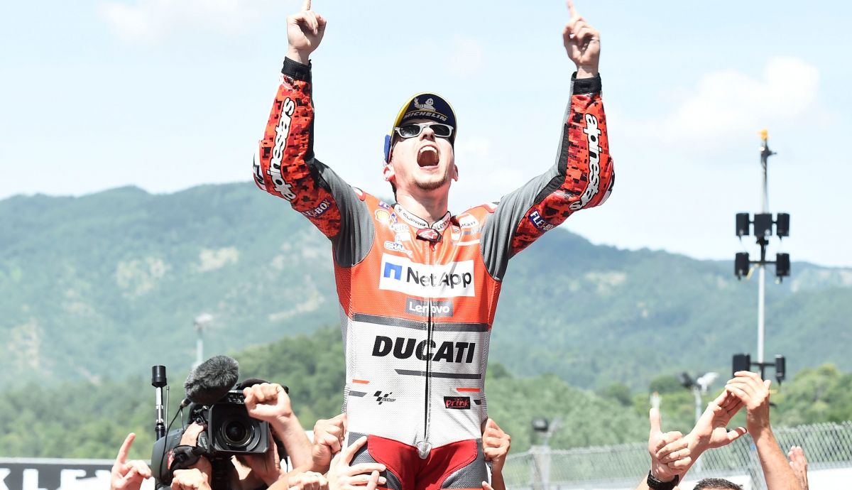 Jorge Lorenzo por fin ganó con Ducati en Mugello 2018 Jorge Lorenzo por fin ganó con Ducati en Mugello 2018