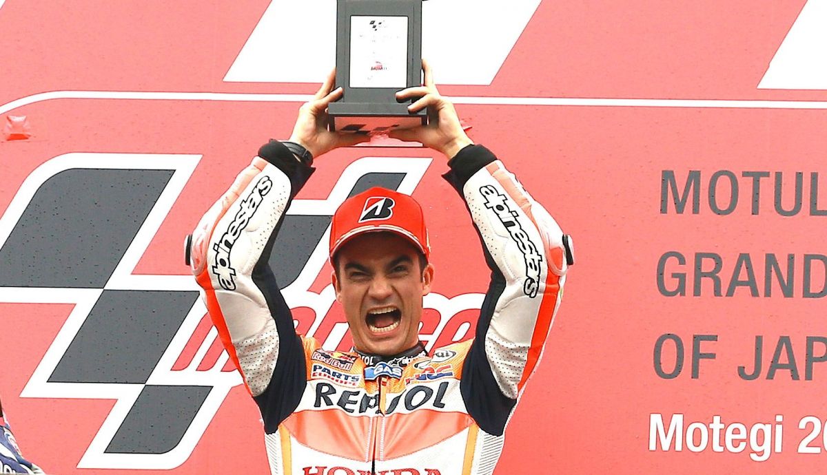 Dani Pedrosa volvió a lo más alto del cajón en Motegi 2015