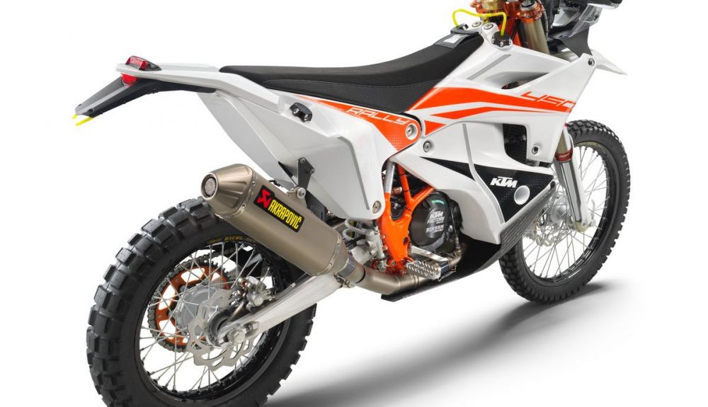 KTM 450 RALLY FACTORY REPLICA right rear MY22 KTM 450 RALLY FACTORY REPLICA right rear MY22
