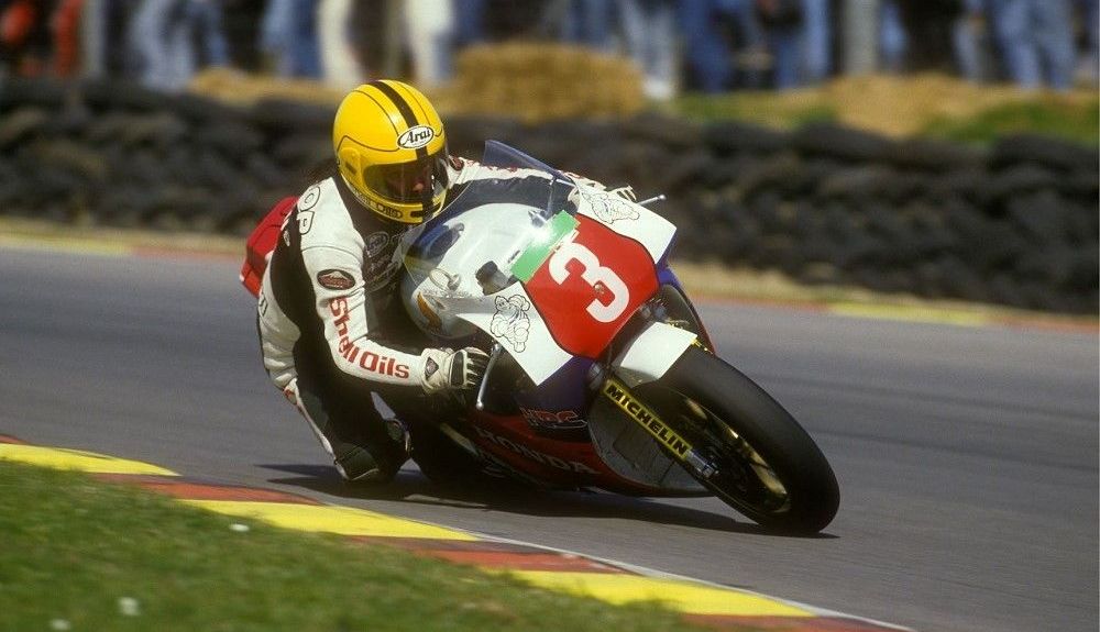 Joey Dunlop en 1988. Fuente: Gold & Goose Joey Dunlop en 1988. Fuente: Gold & Goose