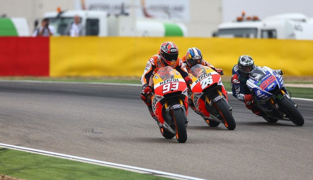 Imagen de la carrera de Aragón del mundial de 2014. Fuente: Gold & Goose