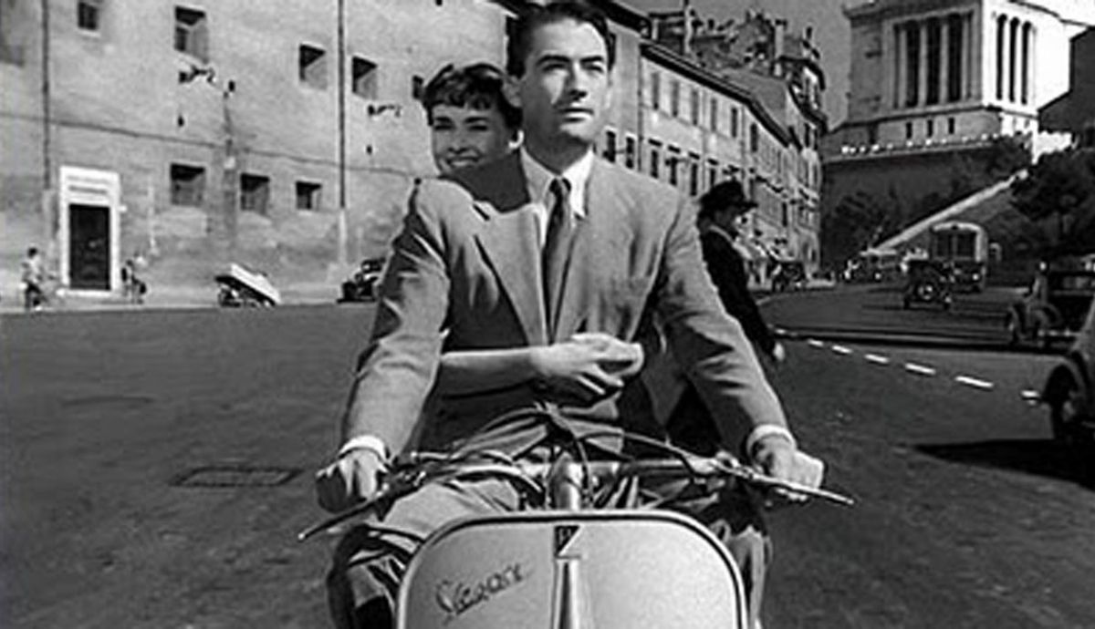 motos de pelicula vacaciones en roma