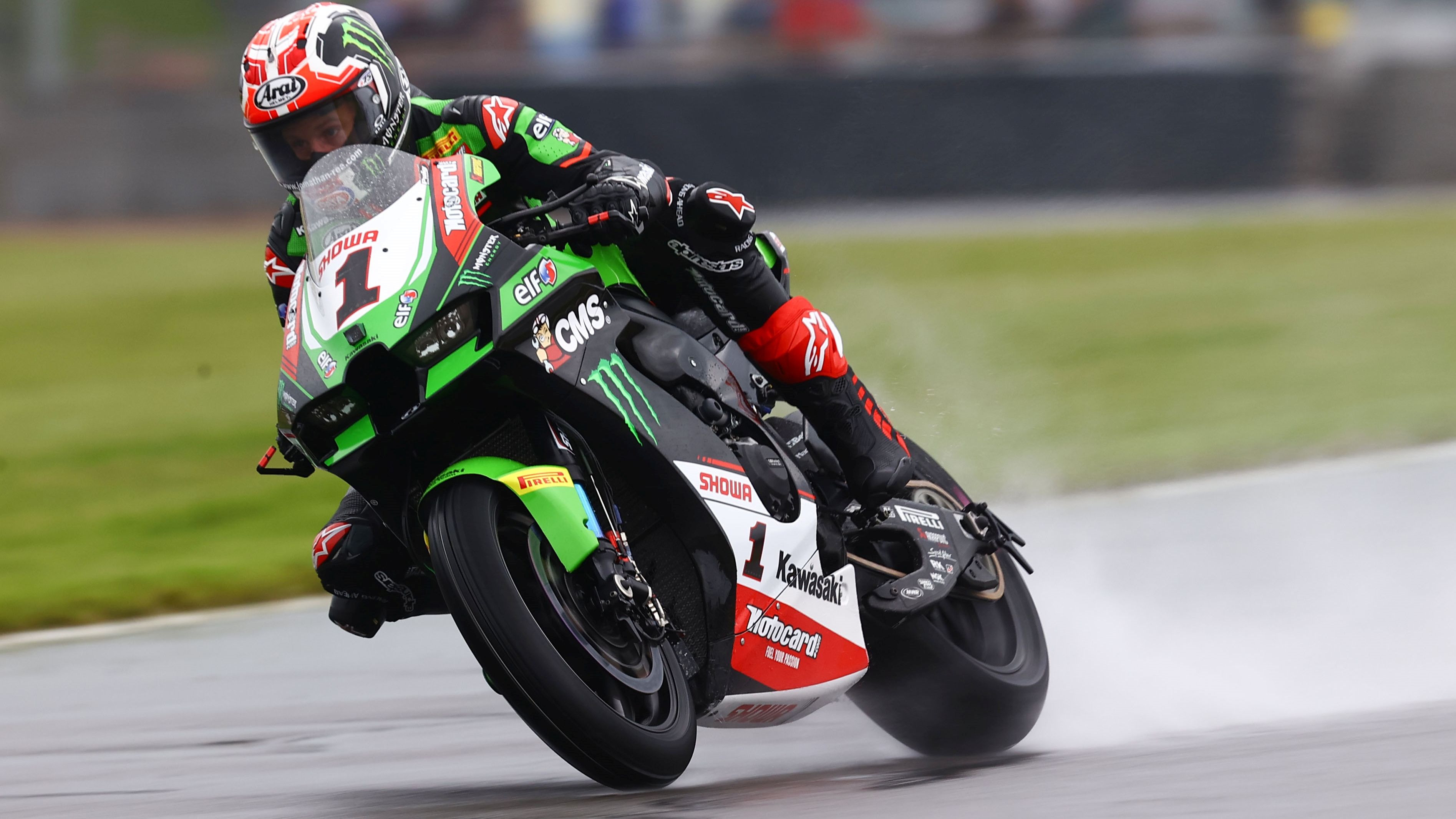 Jonathan Rea ha firmado una increíble pole en mojado