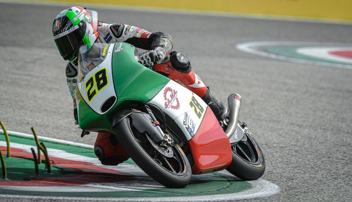 Matteo Bertelle se exhibió en la segunda manga Matteo Bertelle se exhibió en la segunda manga
