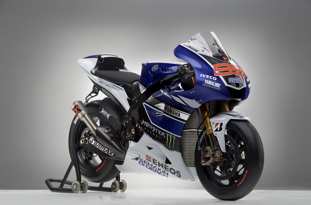 Yamaha M1 de Jorge Lorenzo en 2013. Fuente: Gold & Goose Yamaha M1 de Jorge Lorenzo en 2013. Fuente: Gold & Goose