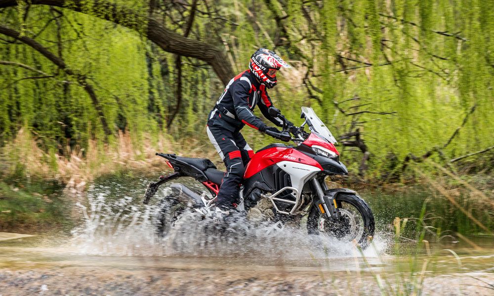 Ducati Multistrada V4S: Ducati ha insistido en el comportamiento "off road" en el diseño de la Multistrada V4.