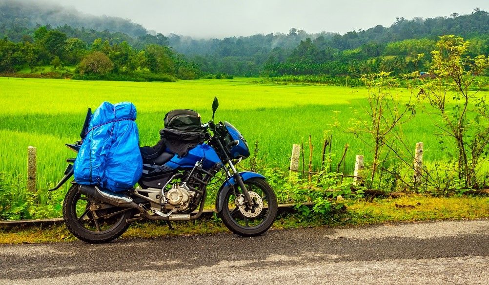 Moto de Bajaj. Fuente: iStock/bambam kumar jha.