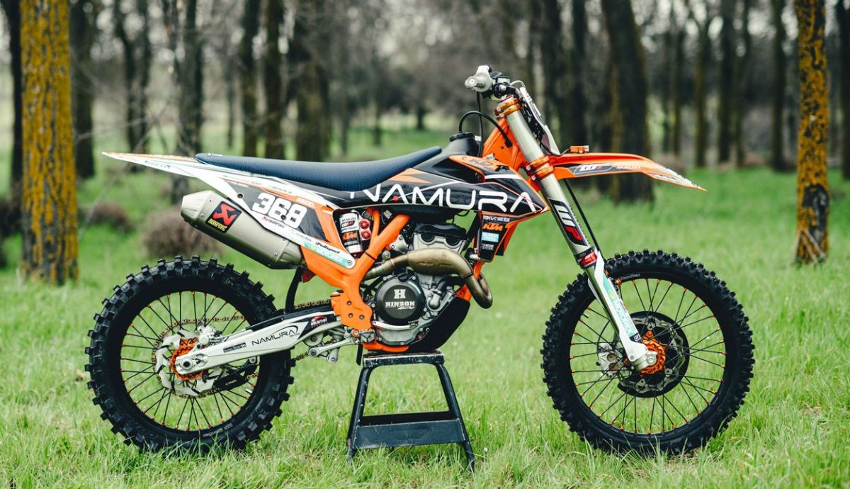 KTM 250 SXF Namura de Samuel Nilsson KTM 250 SXF Namura de Samuel Nilsson