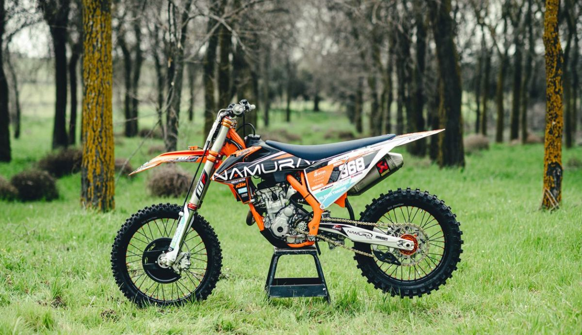 KTM 250 SXF Namura de Samuel Nilsson KTM 250 SXF Namura de Samuel Nilsson