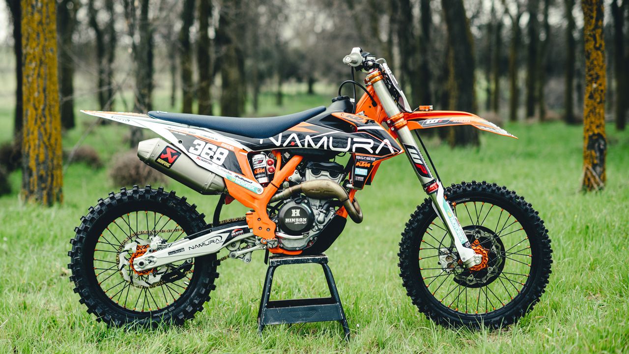 KTM 250 SXF Namura de Samuel Nilsson.