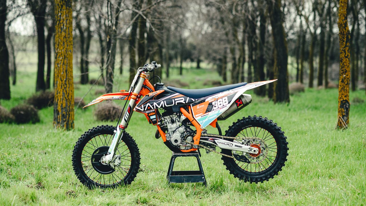 KTM 250 SXF Namura de Samuel Nilsson.