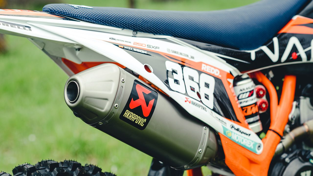 KTM 250 SXF Namura de Samuel Nilsson.