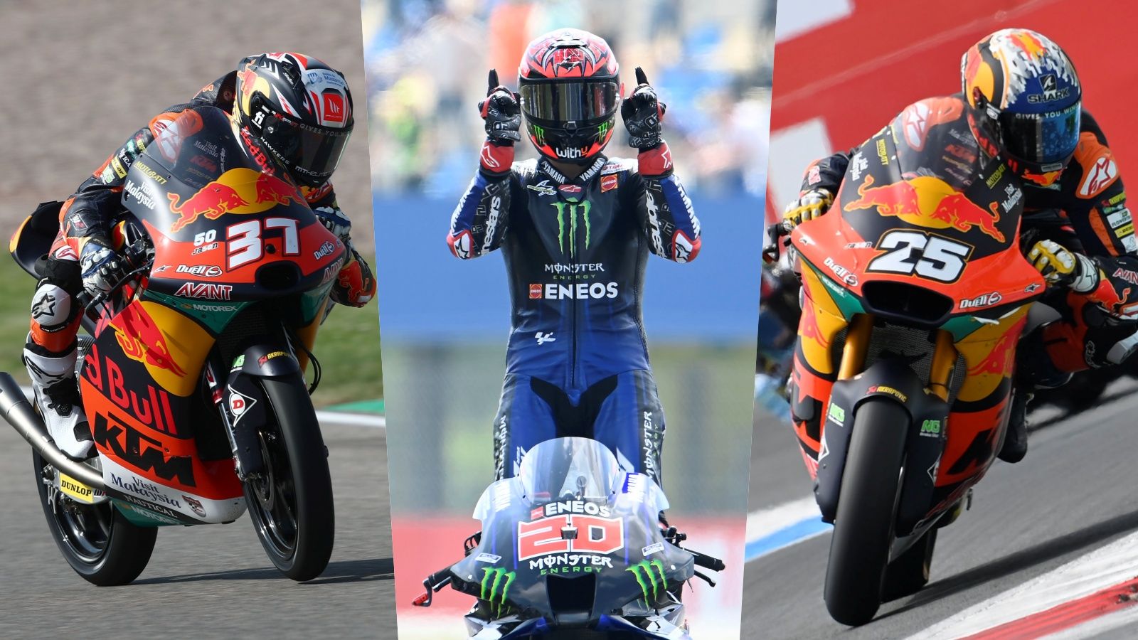Pedro Acosta, Fabio Quartararo y Raúl Fernández, algunas de las sorpresas positivas de MotoGP 2021 hasta ahora