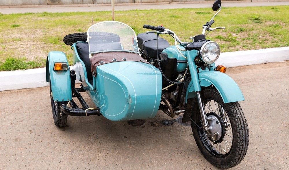 Sidecar Ural. Fuente: iStock/blinow61.