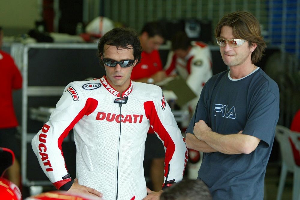 Loris Capirossi en 2003. Fuente Gold & Goose