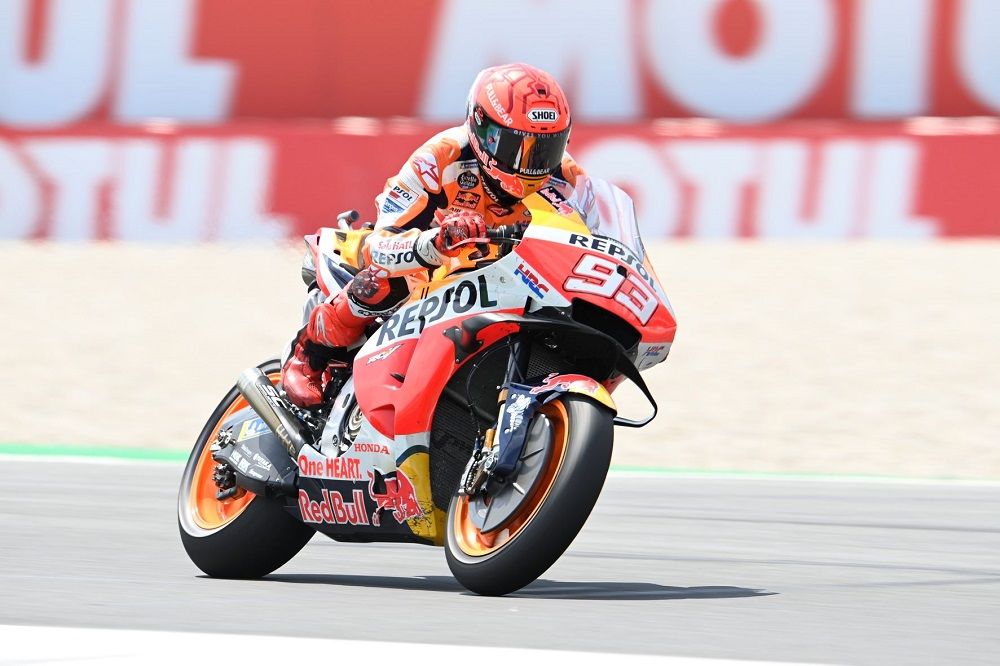 Marc Márquez en su Honda. Fuente: Gold & Goose
