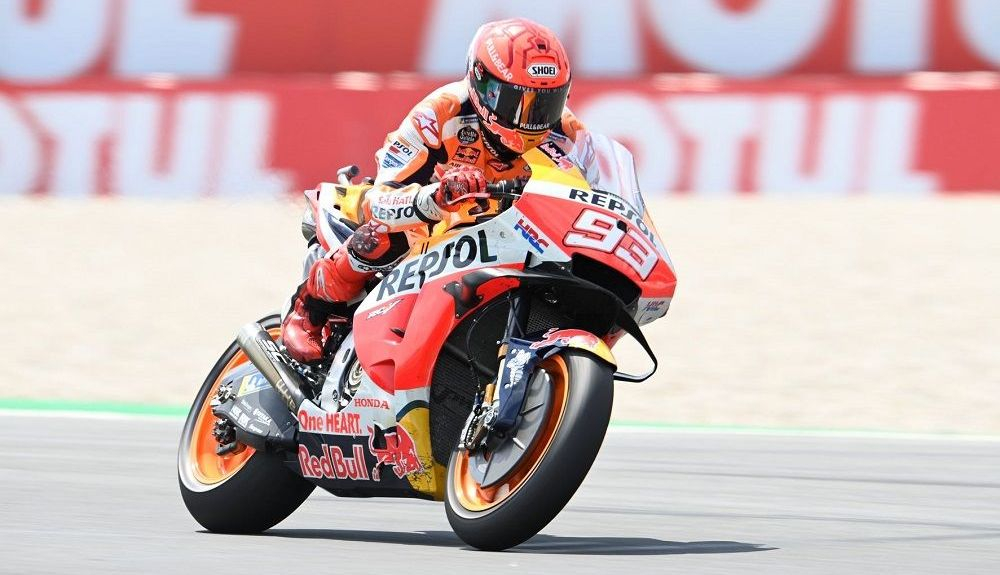 Marc Márquez en su Honda. Fuente: Gold & Goose