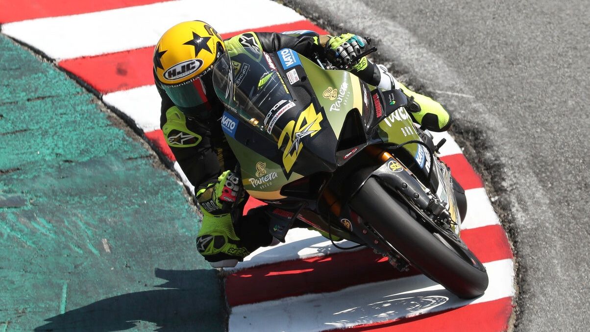 La última carrera de Toni Elías en el MotoAmerica fue con Ducati en Laguna Seca