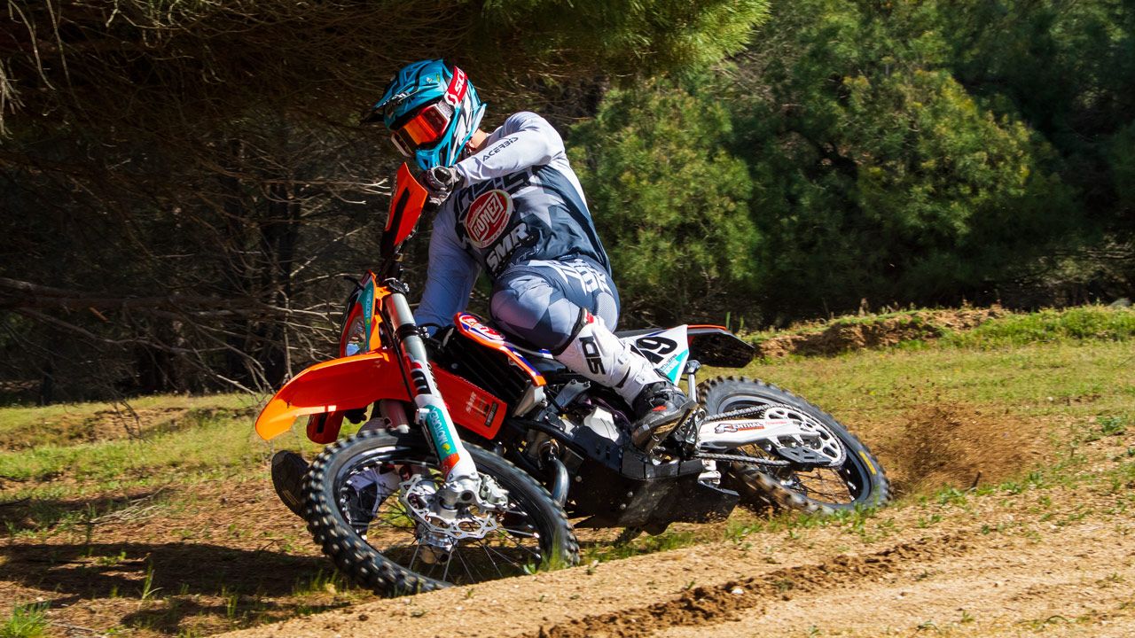 KTM 125 SX E SMR Manu Gómez.