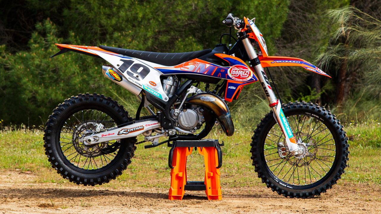KTM 125 SX E SMR Manu Gómez.