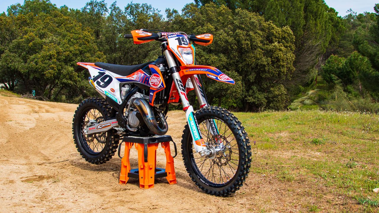 KTM 125 SX E SMR Manu Gómez.