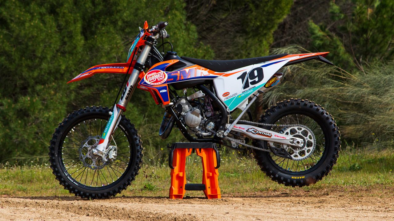 KTM 125 SX E SMR Manu Gómez.