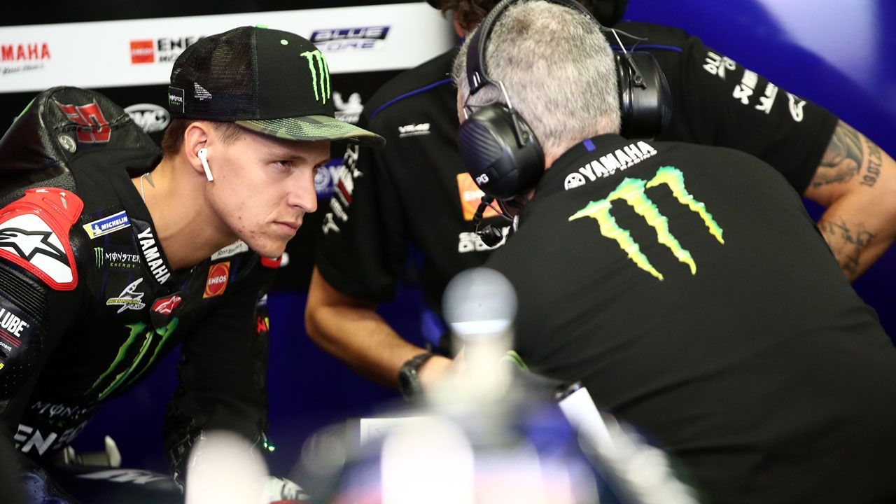 Fabio Quartararo se queda solo en el box de Yamaha: “No cambia nada”