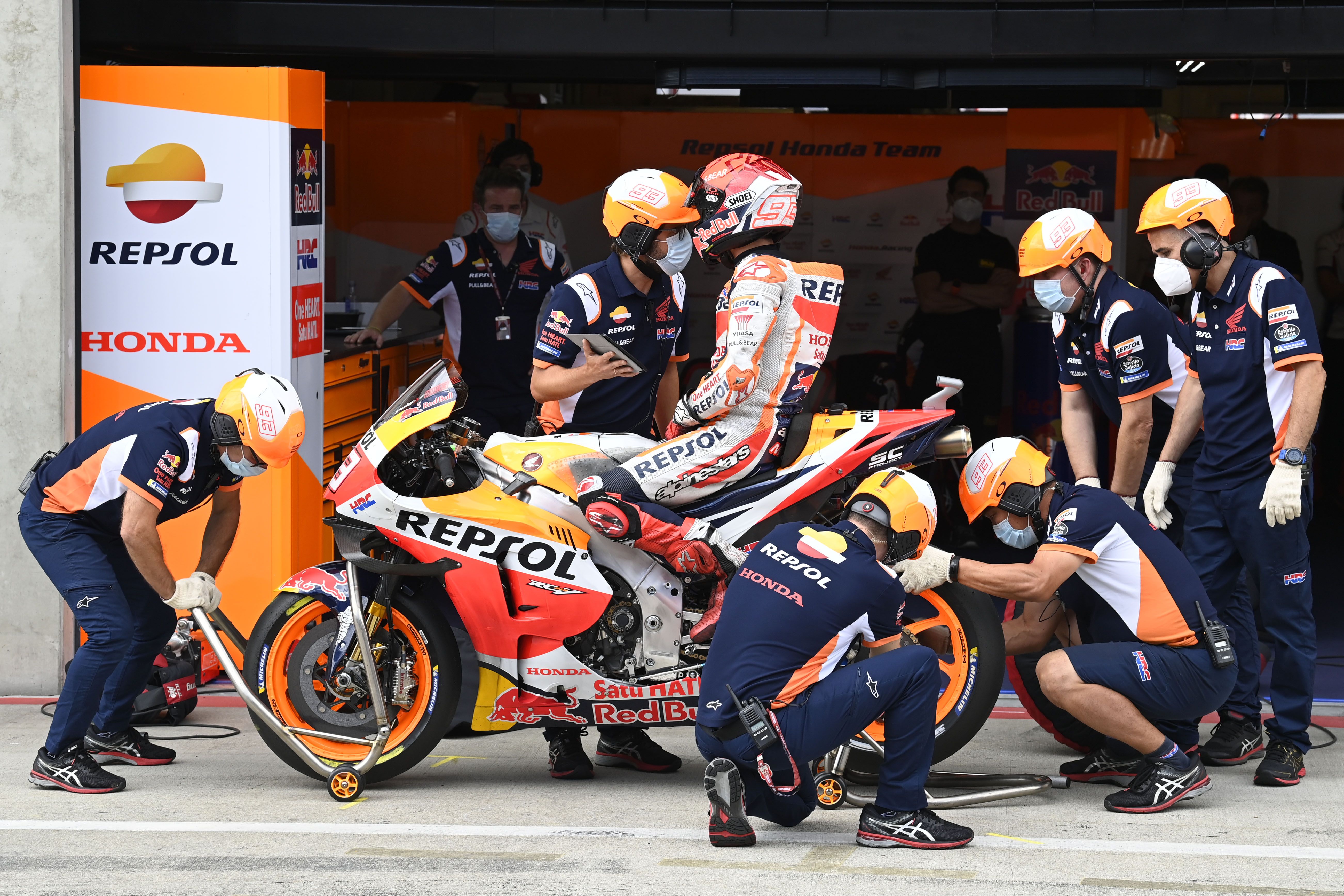Marc Márquez: “Este año no tenemos nada que ganar y trabajamos pensando en 2022”