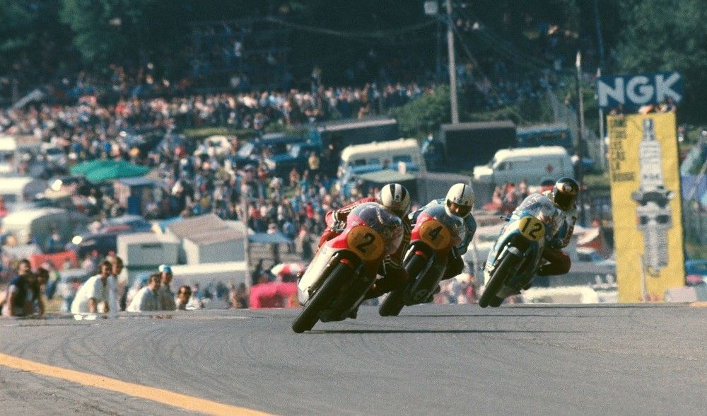 Mundial de Motos de 1975 que cubrió Mercedes Milá. Fuente: Gold & Goose
