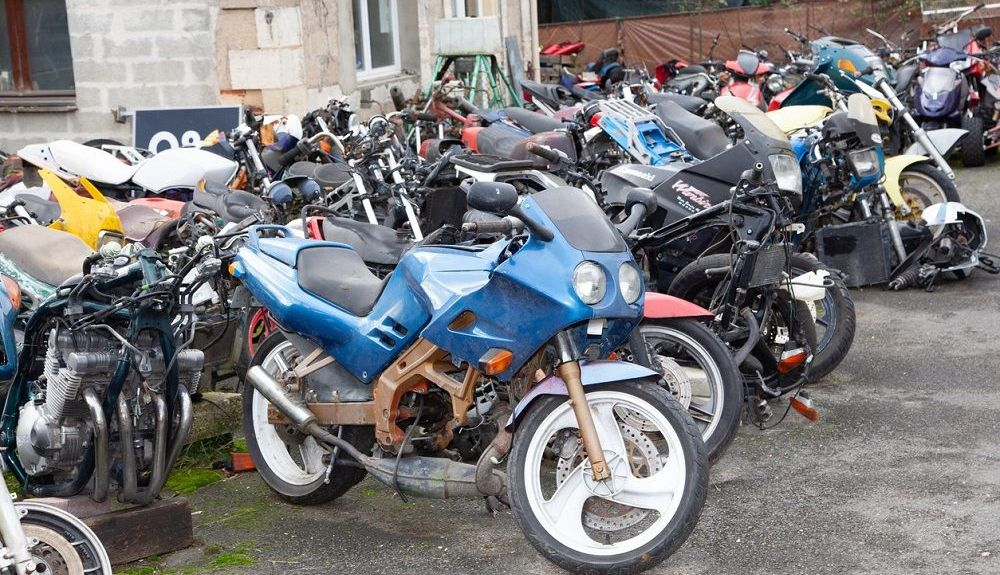 Motos dadas de baja. Fuente: iStock/OceanProd Motos dadas de baja. Fuente: iStock/OceanProd