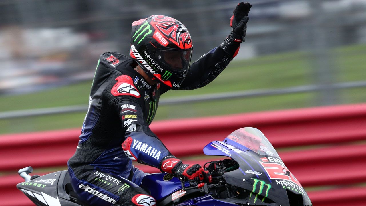 Fabio Quartararo con un esguince y gracias: “He tenido mucha suerte”