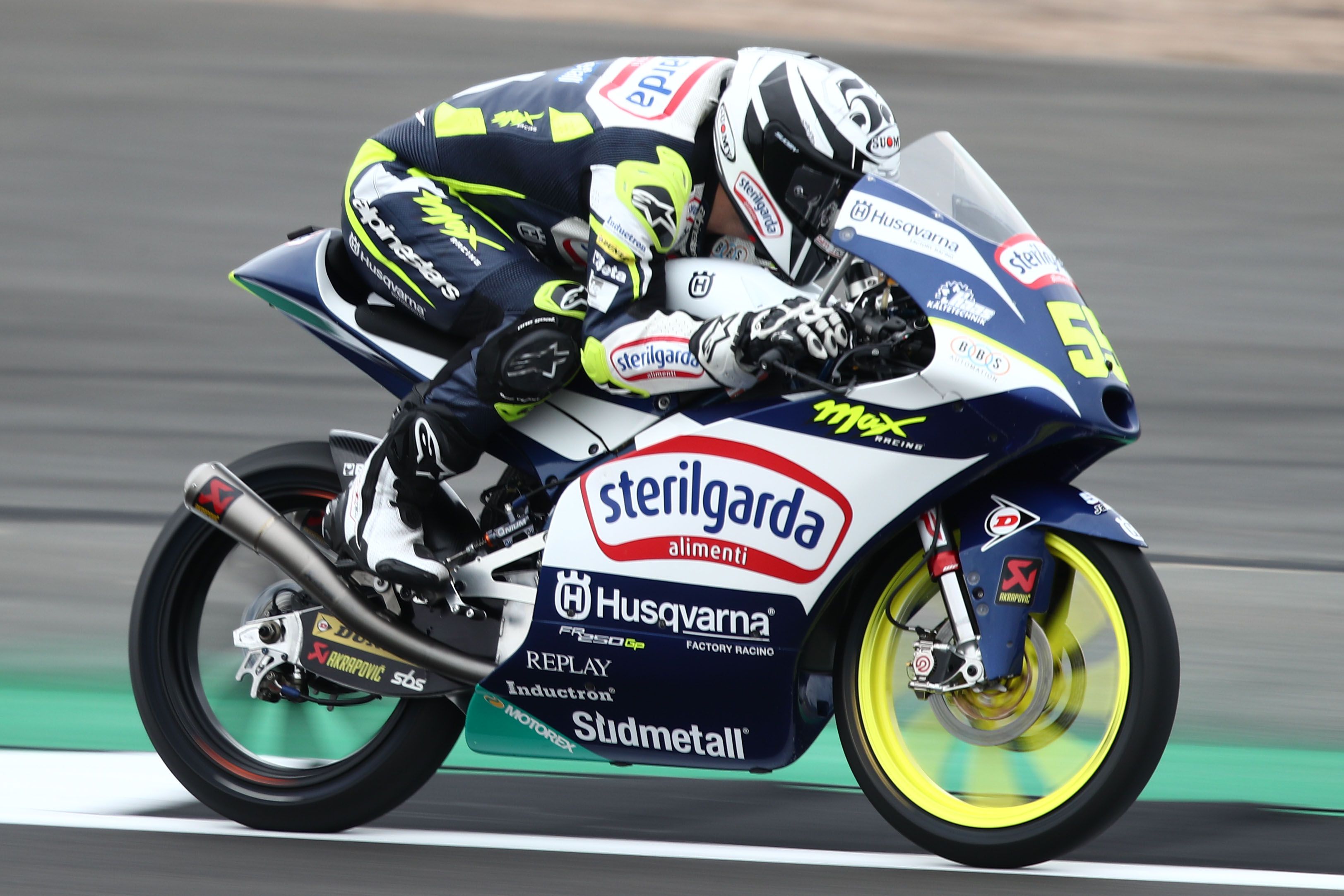 romano fenati pole moto3 silverstone