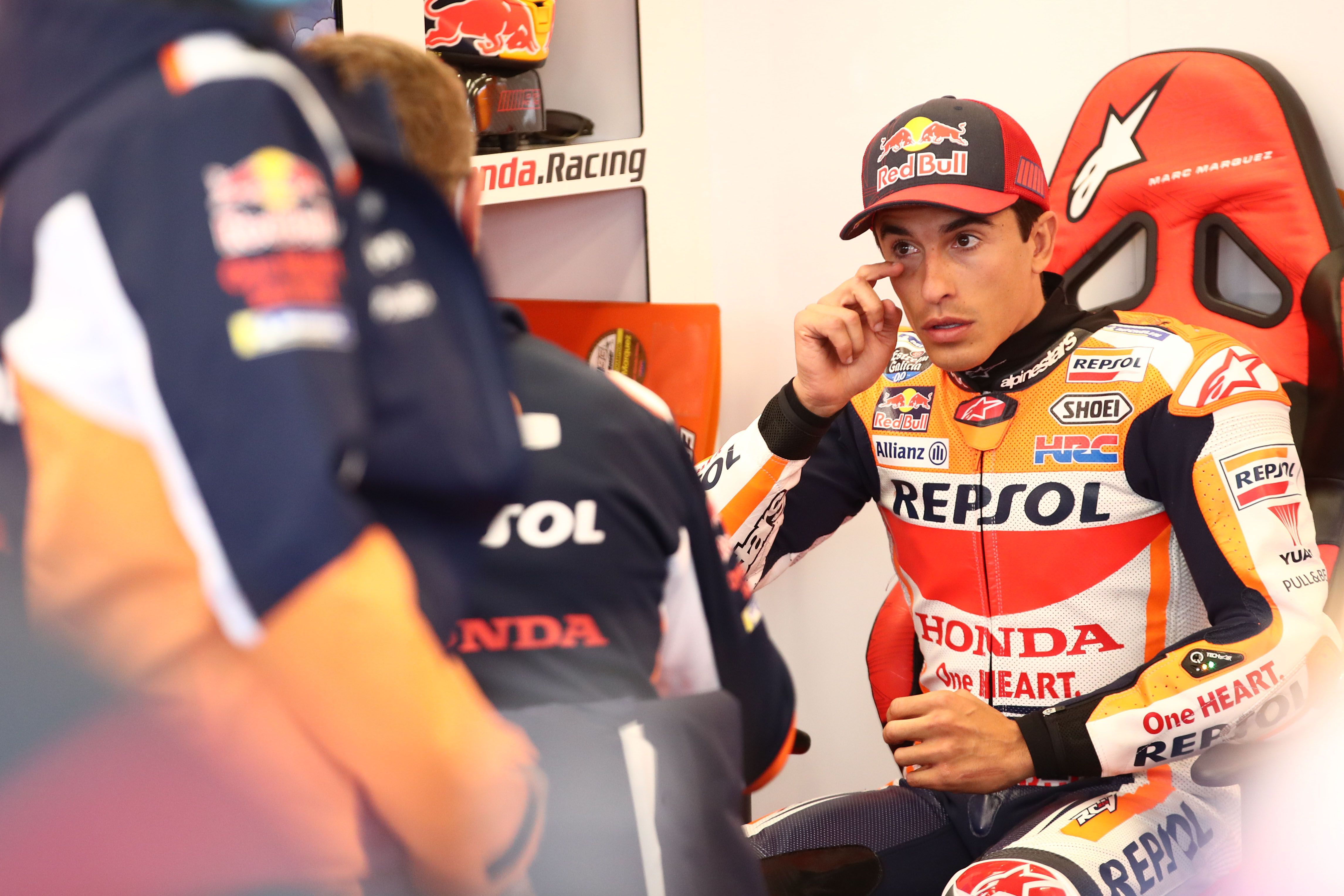Marc Márquez: “En este GP no tenía molestias en el hombro… pero me volví a magullar”