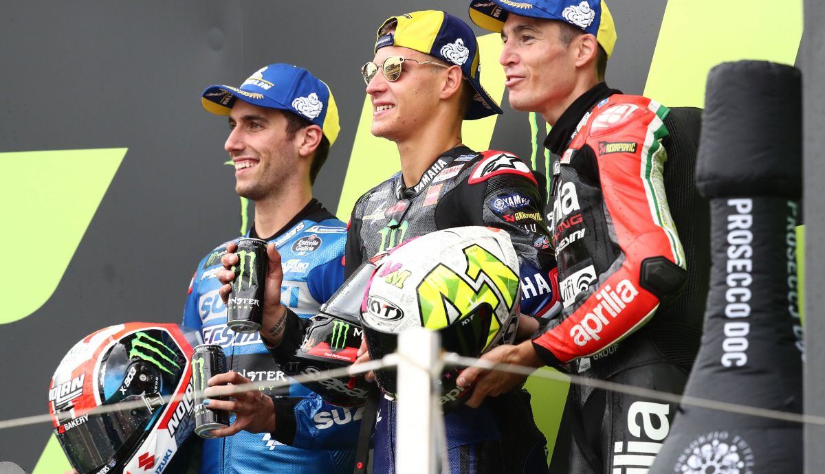 podio motogp silverstone podio motogp silverstone