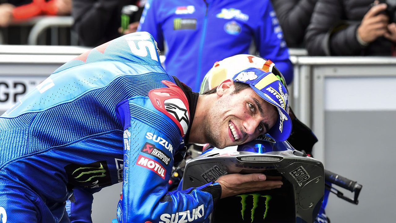 Podio balsámico para Álex Rins: “Ha sido un calvario”