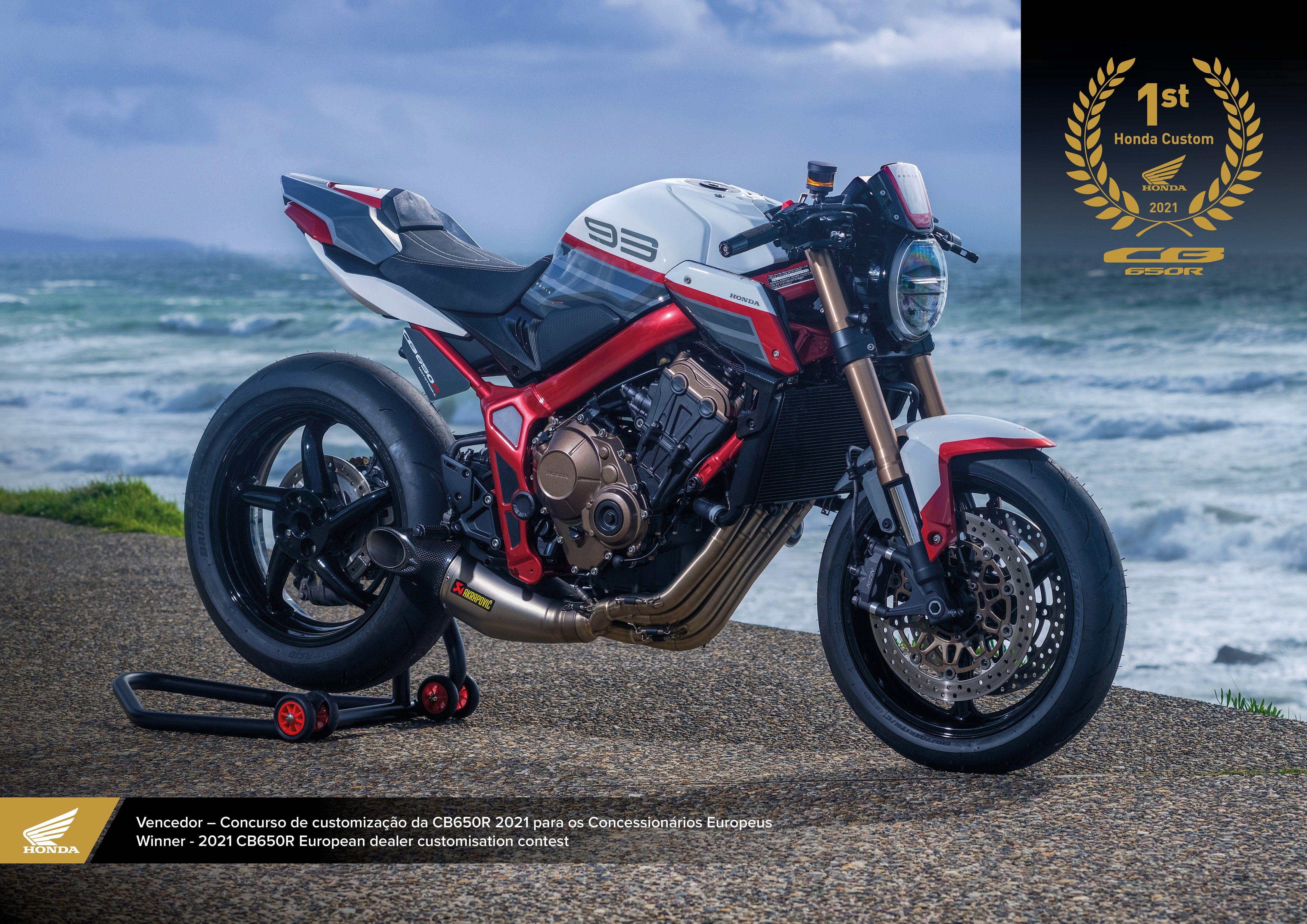Honda anuncia la CB650R ganadora del concurso European Honda Customs 2021