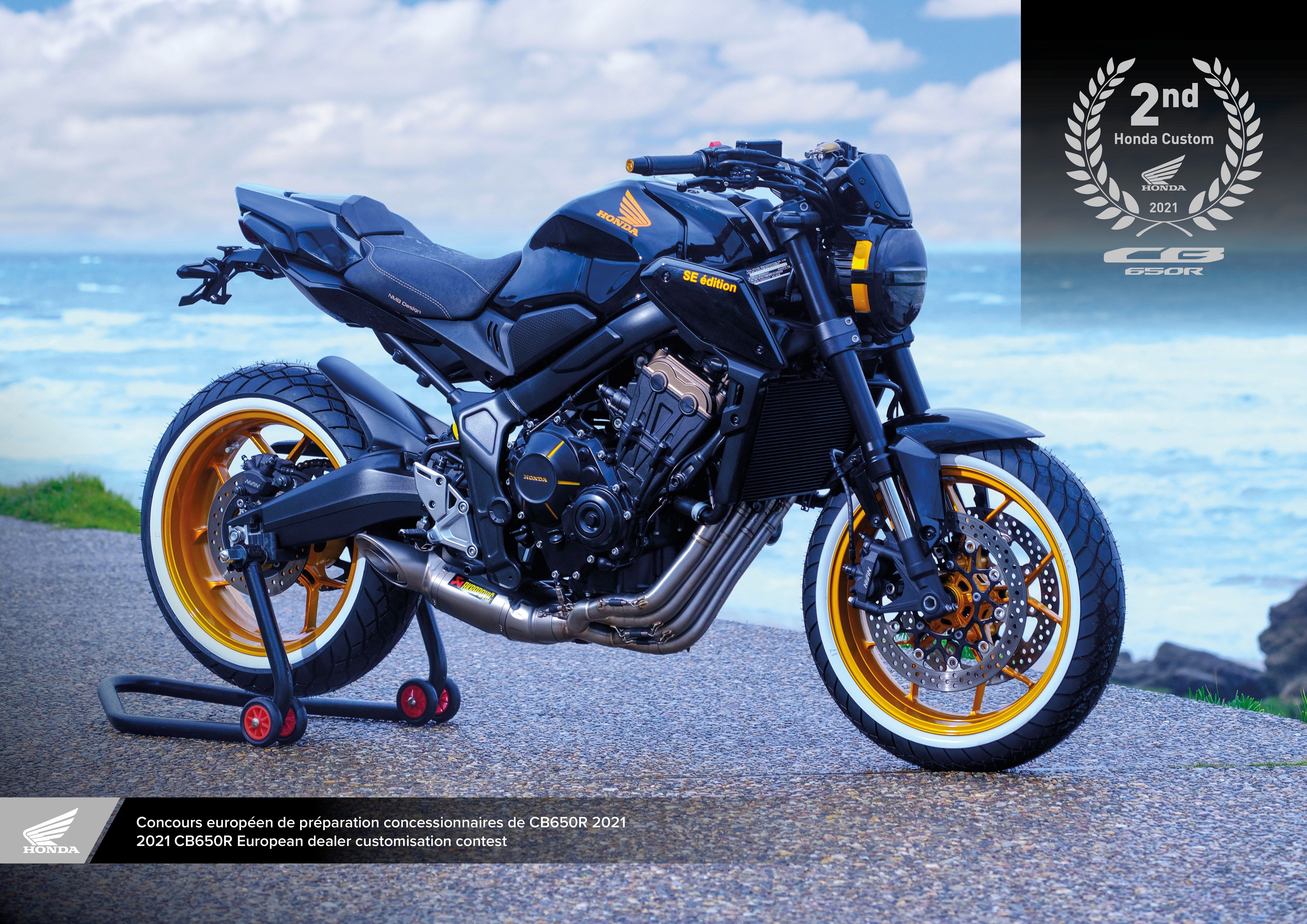 Honda anuncia la CB650R ganadora del concurso European Honda Customs 2021