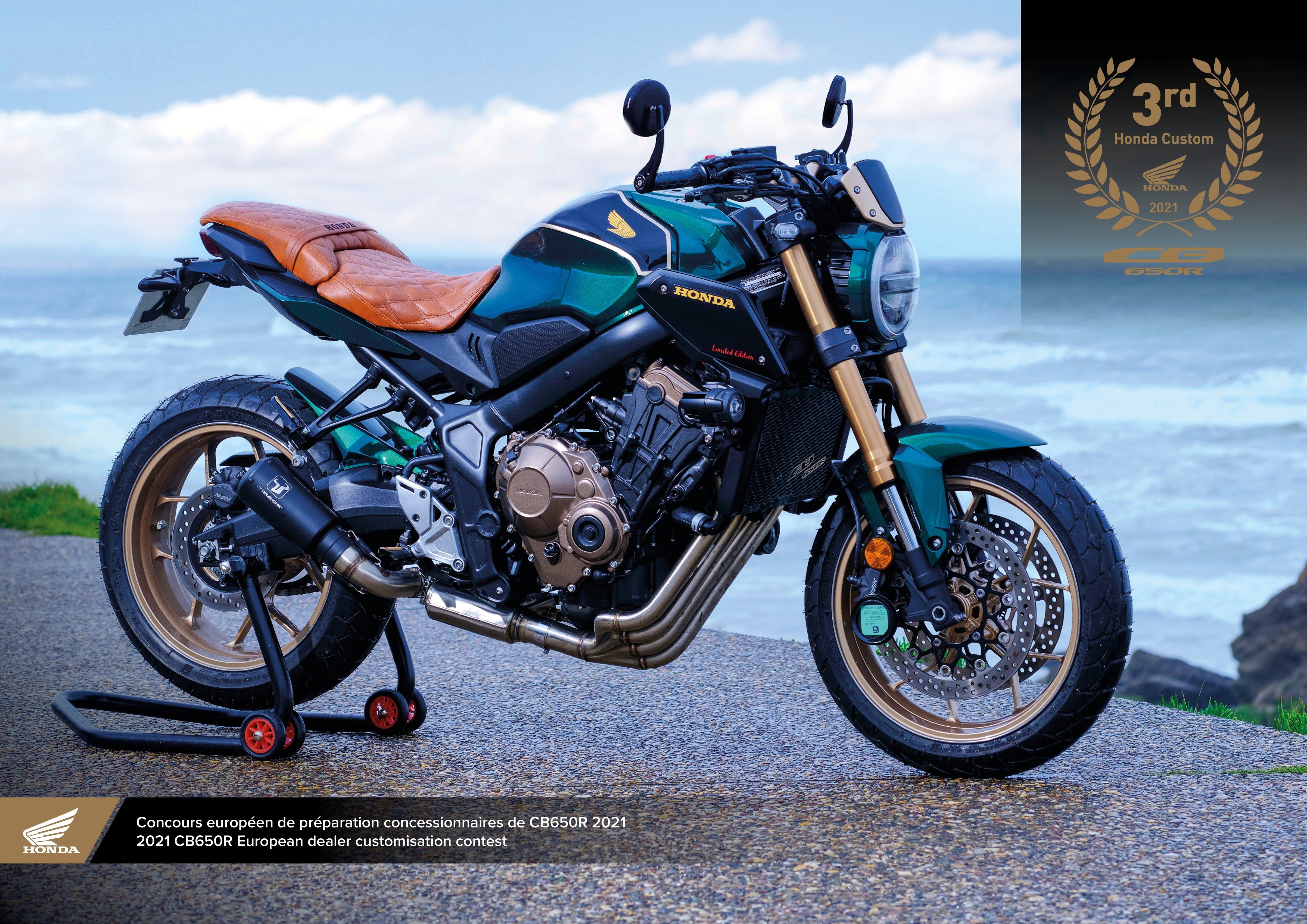 Honda anuncia la CB650R ganadora del concurso European Honda Customs 2021