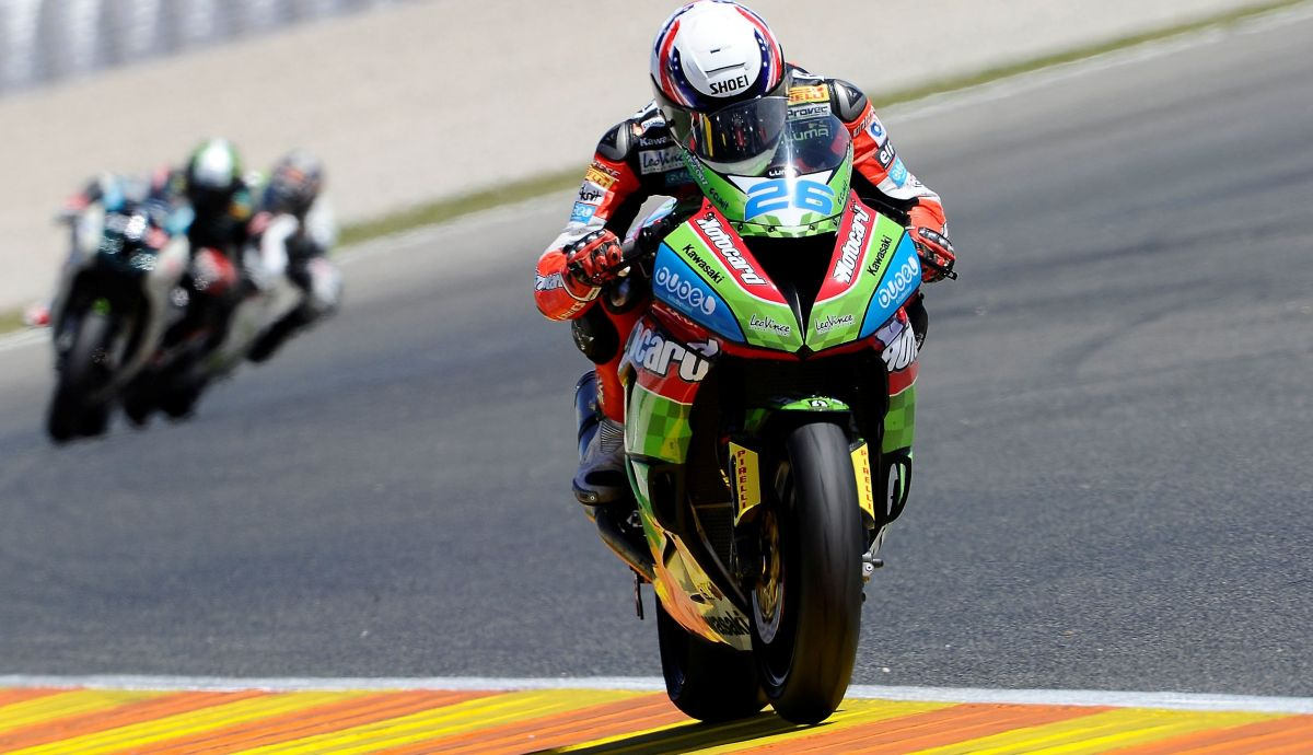 Joan Lascorz logró su tercera y última victoria en el Mundial de Supersport en Valencia 2011 Joan Lascorz logró su tercera y última victoria en el Mundial de Supersport en Valencia 2011