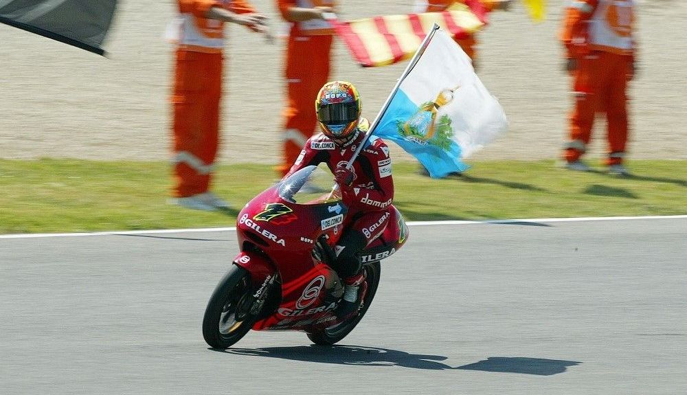 Manuel Poggiali ganó con Gilera el GP de Italia de 2002. Fuente: Gold & Goose