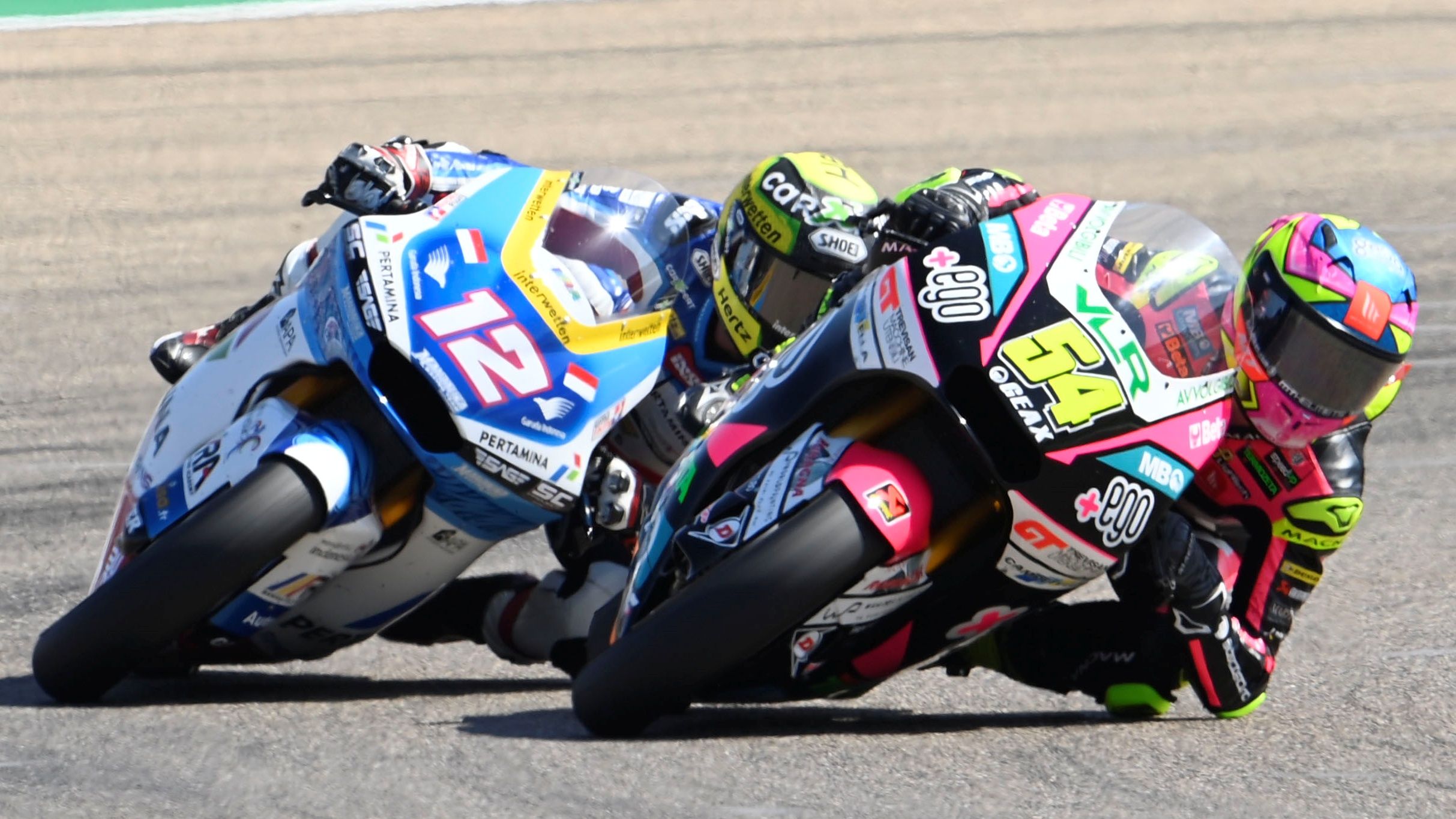 Fermín Aldeguer y Thomas Luthi, el más joven y el más veterano de Moto2 2022