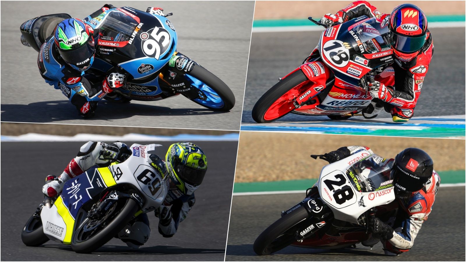 José Antonio Rueda, Ángel Piqueras, Marcos Ruda y Máximo Martínez correrán la MotoGP Rookies Cup 2022