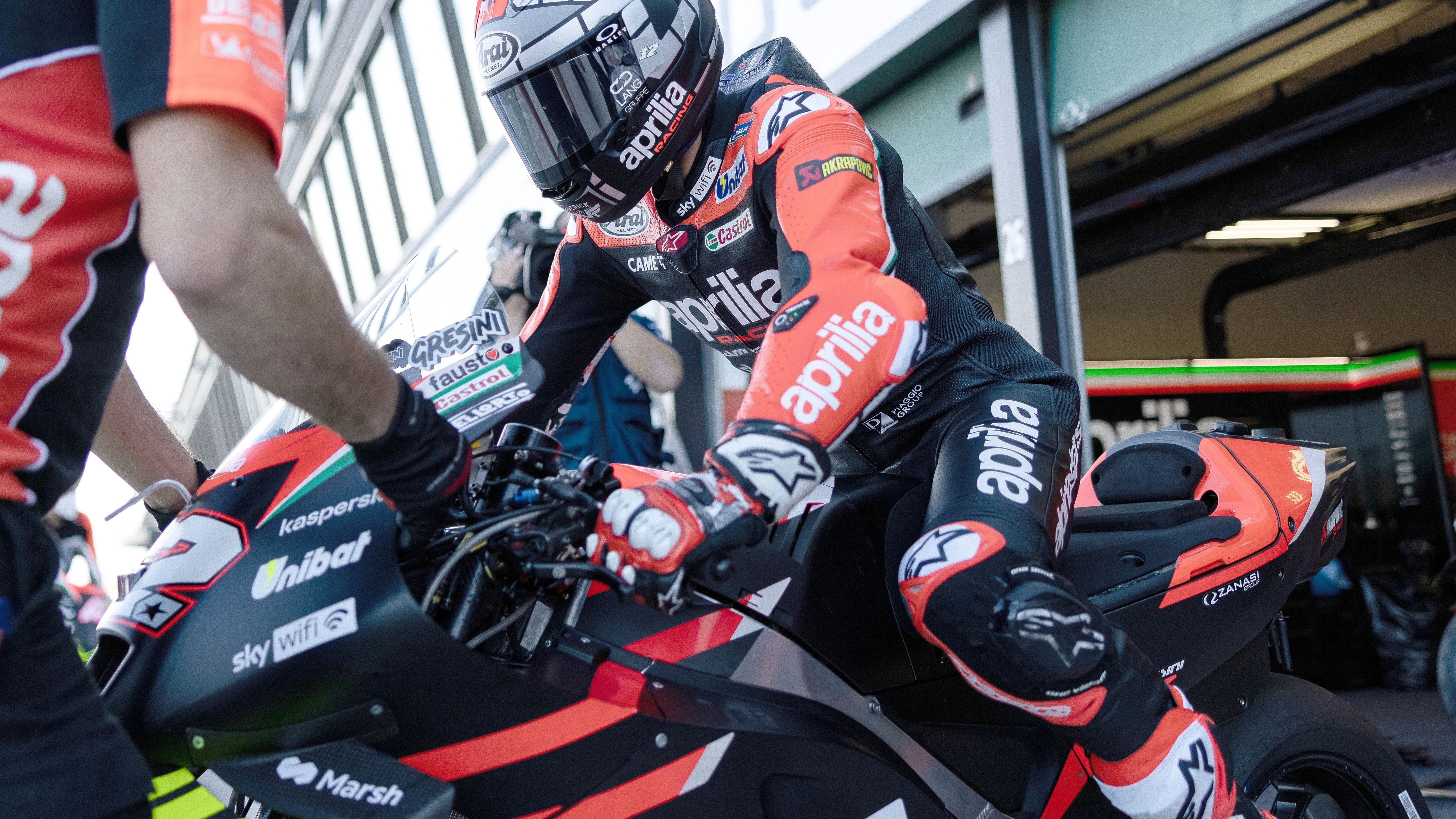 Aprilia detalle 4, test Misano MotoGP 2021
